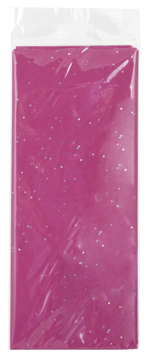 Silkepapir med glitter 6pk