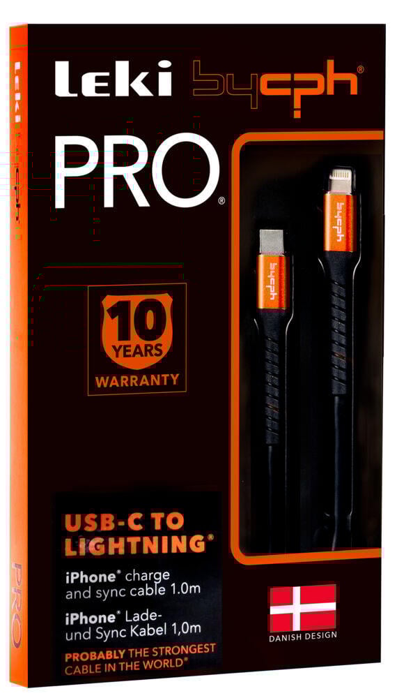 USB-C til lightning ladekabel