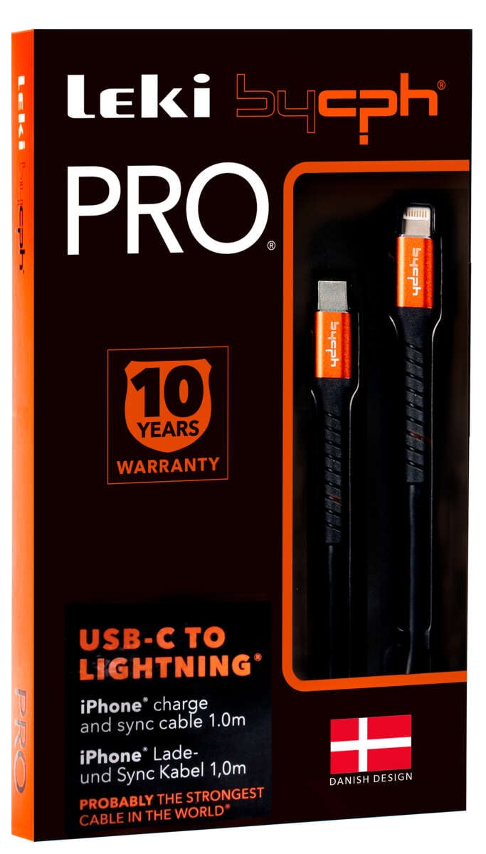 USB-C til lightning ladekabel