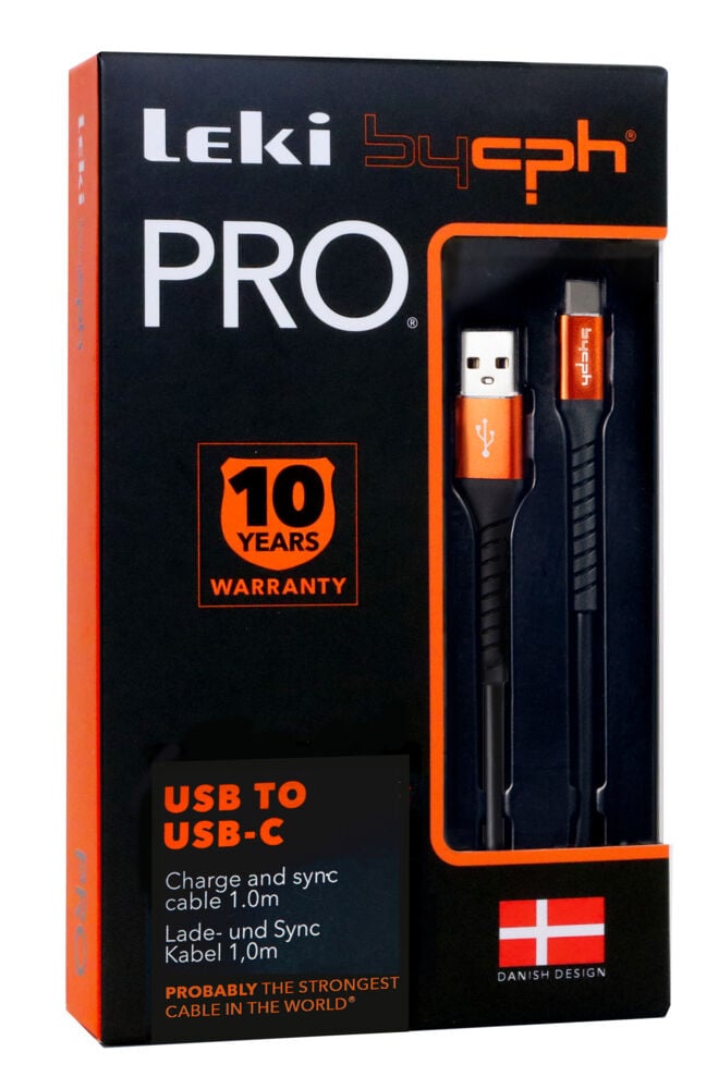 USB til USB-C ladekabel