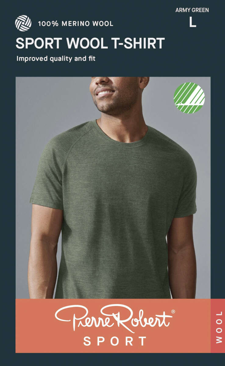 Pierre Robert Sport Wool t-skjorte herre