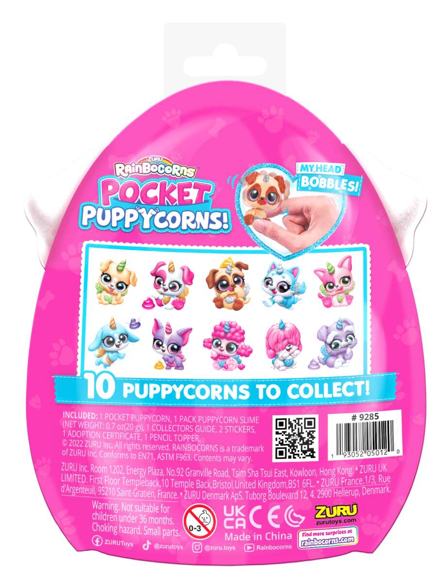 RainBoCorns Pocket Puppycorn S1 overraskelsesegg
