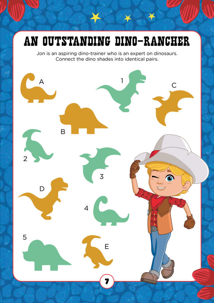 Dino Ranch aktivitetsbok