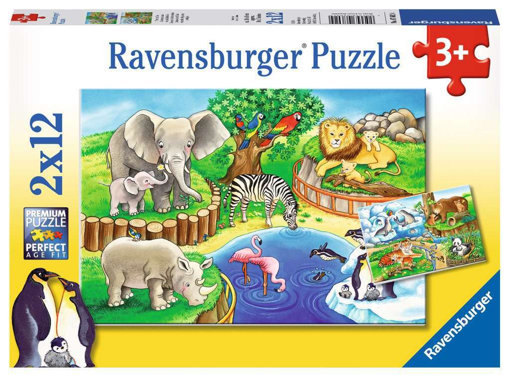 Ravensburger Dyreparken puslespill