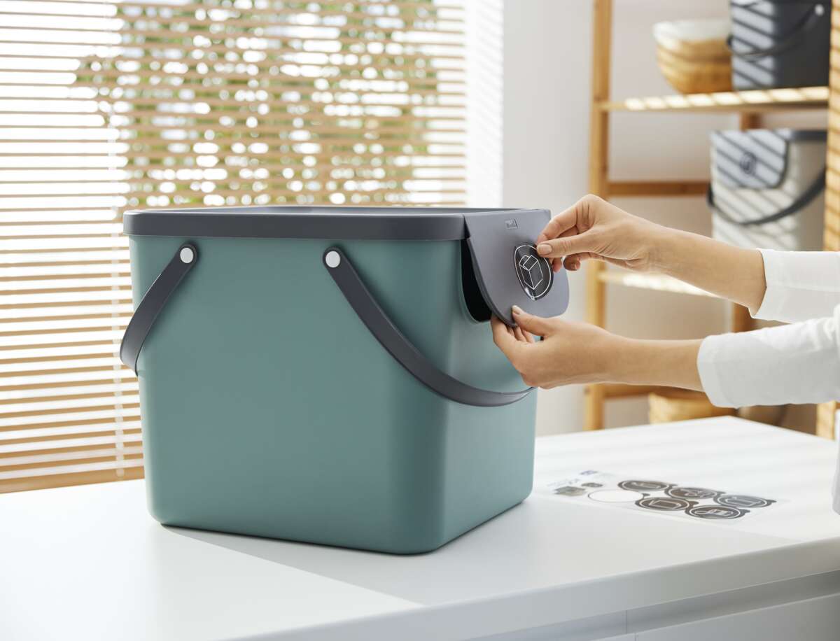 Albula kildesorteringsbøtte