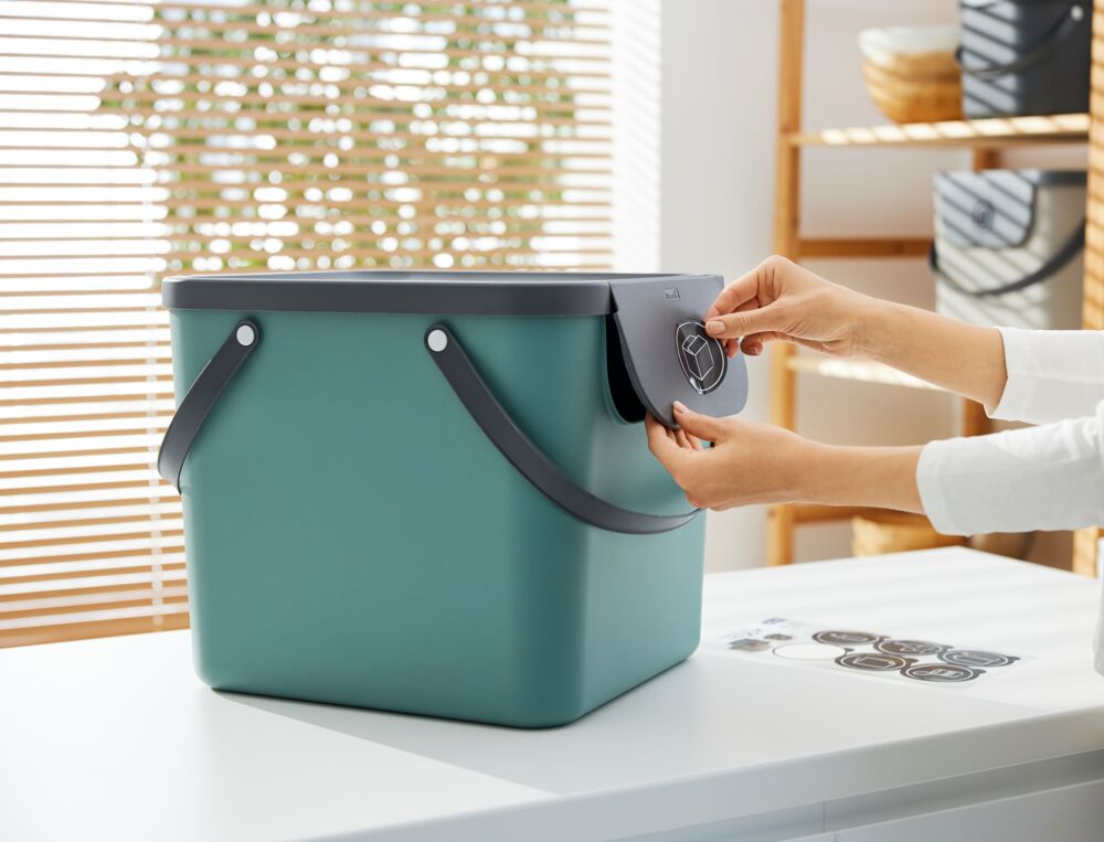 Albula kildesorteringsbøtte