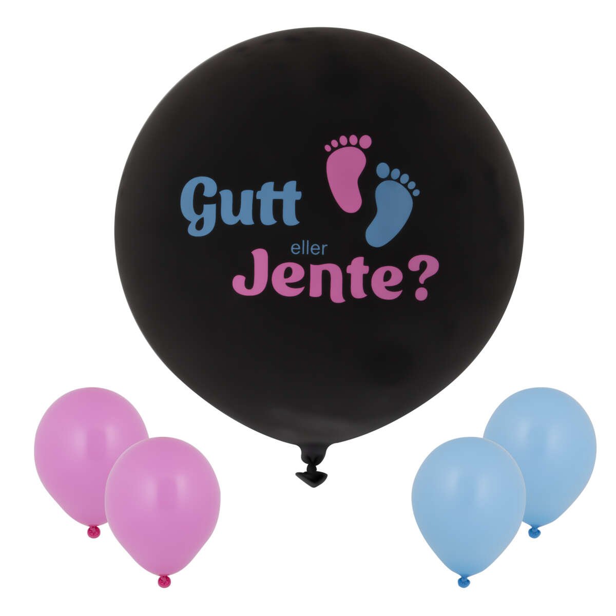 Gender reveal ballongsett