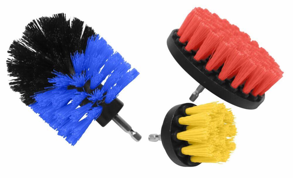 Rengjøringsbørster til bormaskin 3-pk