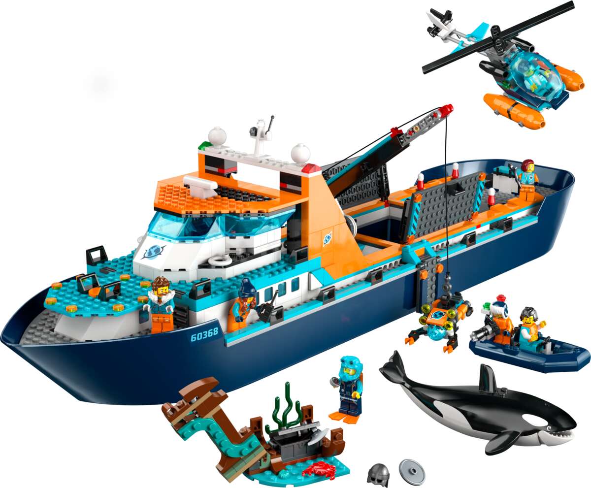 LEGO® City Polarutforskere med skip 60368