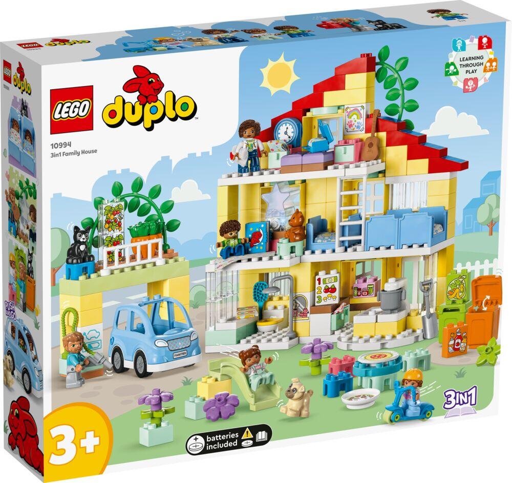 LEGO® DUPLO® Town 3-i-1 Familiehjem 10994