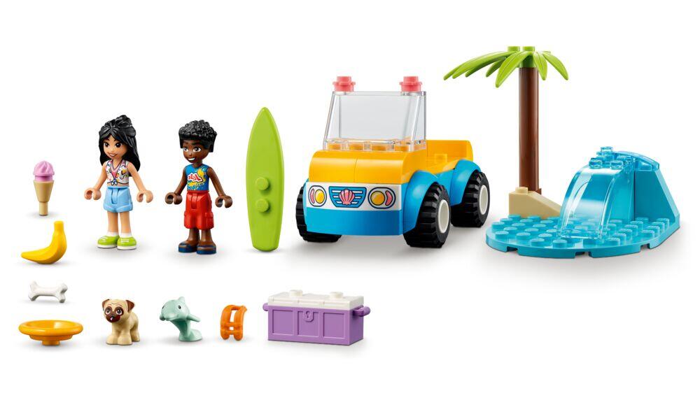 LEGO® Friends Strandmoro med buggy 41725
