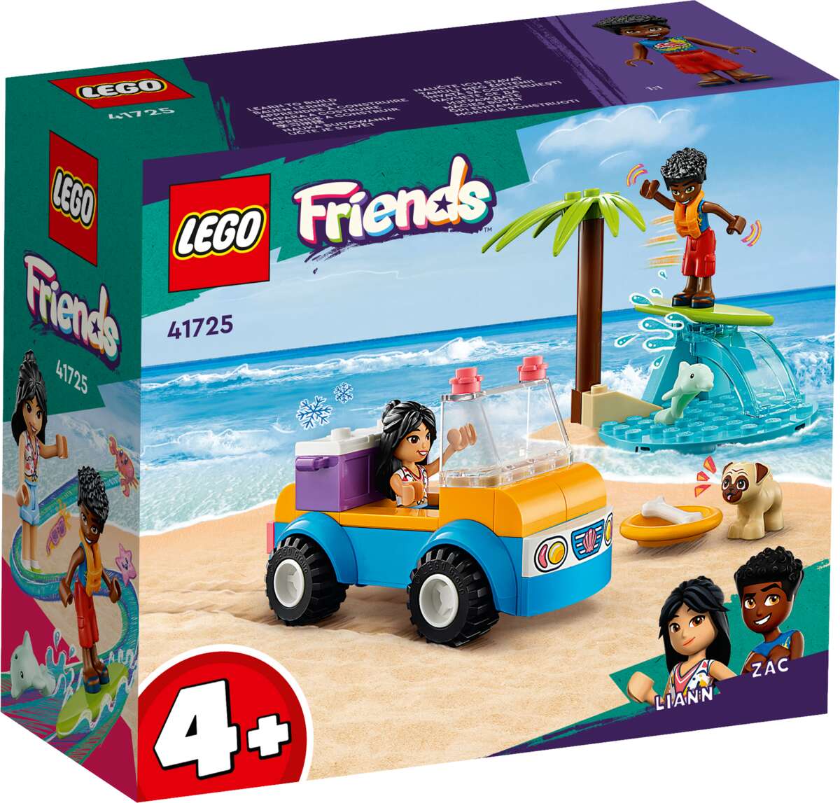 LEGO® Friends Strandmoro med buggy 41725