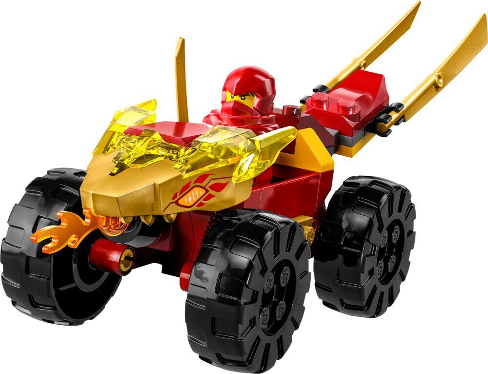 LEGO® NINJAGO® Kai og Ras' bil- og motorsykkeloppgjør 71789