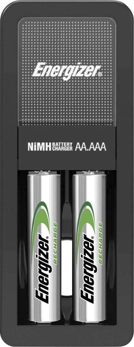 Energizer® minilader for 2 x AAA batterier