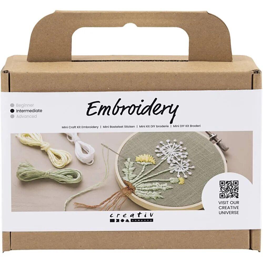 Creativ Company Mini DIY Kit Broderi/Broderiramme
