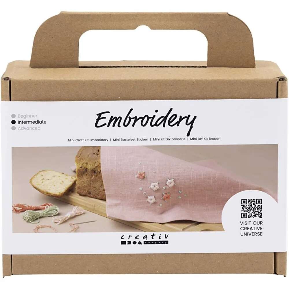 Creativ Company Mini DIY Kit Broderi/Stoffserviett