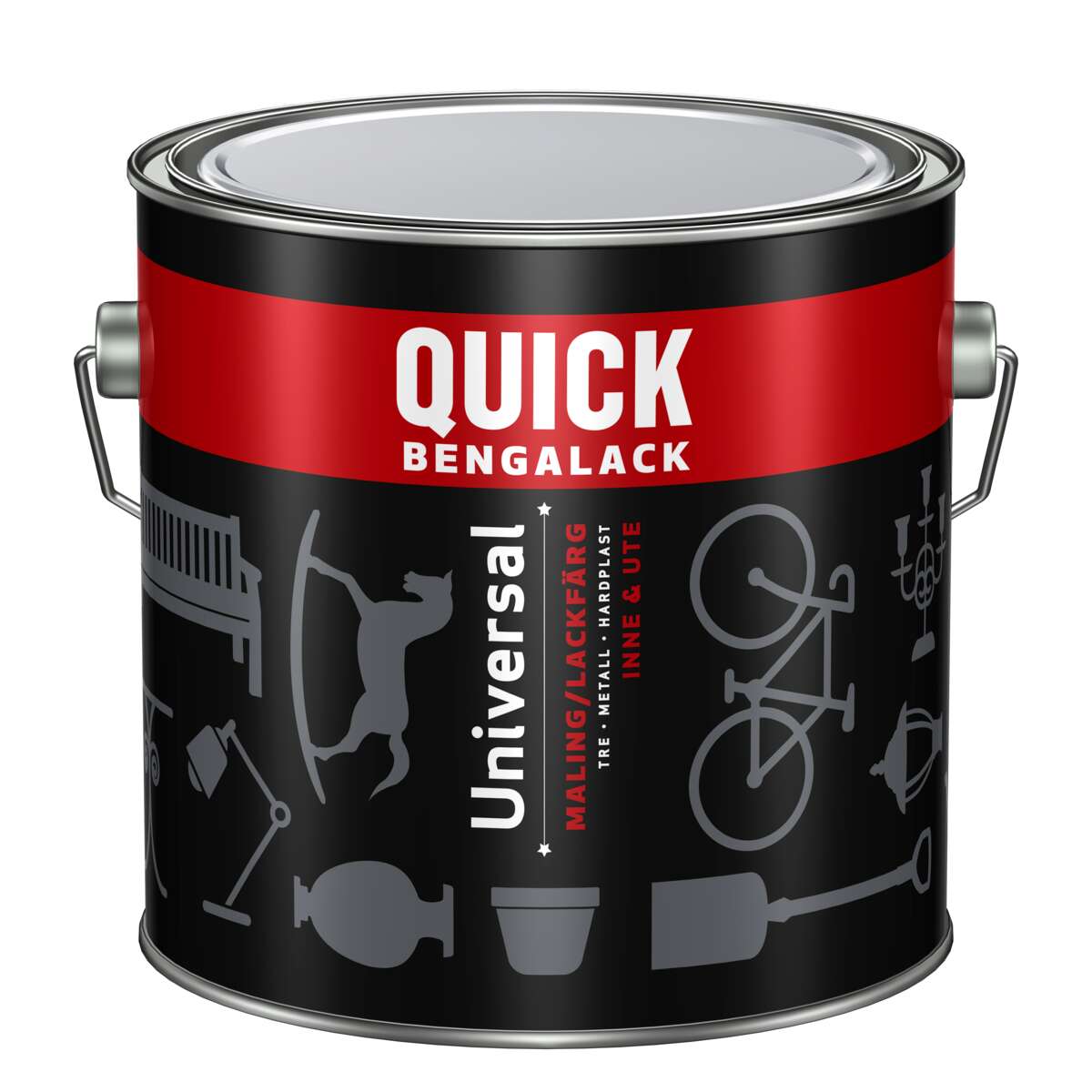 Quick Bengalack Universal silkematt maling