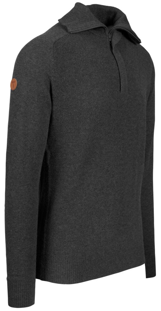 Tufte Robin Stitch half-zip ullgenser herre