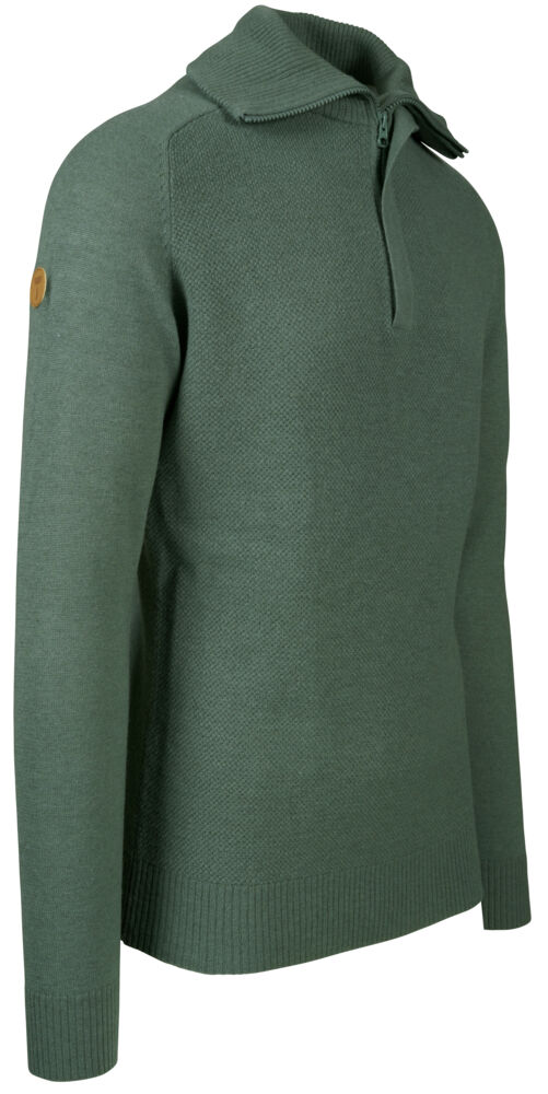 Tufte Robin Stitch half-zip ullgenser herre