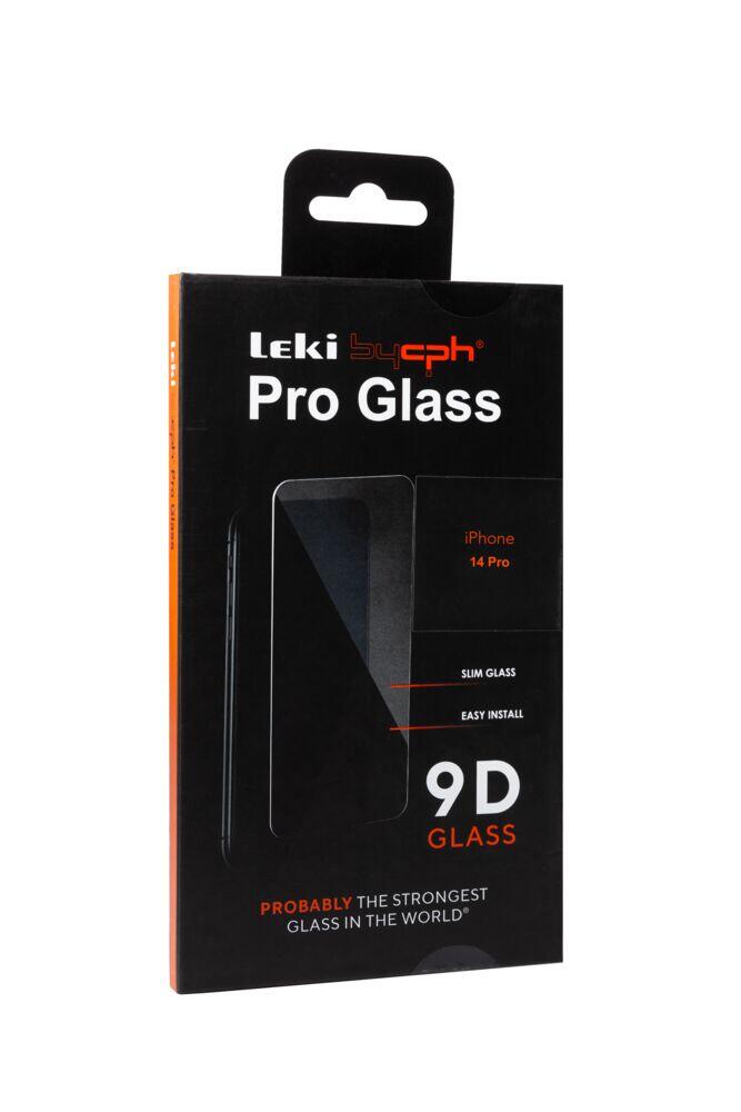 Leki bycph Pro Glass 9D skjermbeskyttelse til iPhone 14 Pro