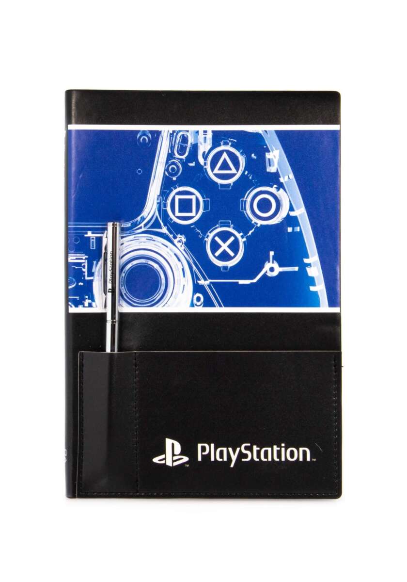 Playstation (X-Ray Dualsense Controller) notatbok og penn