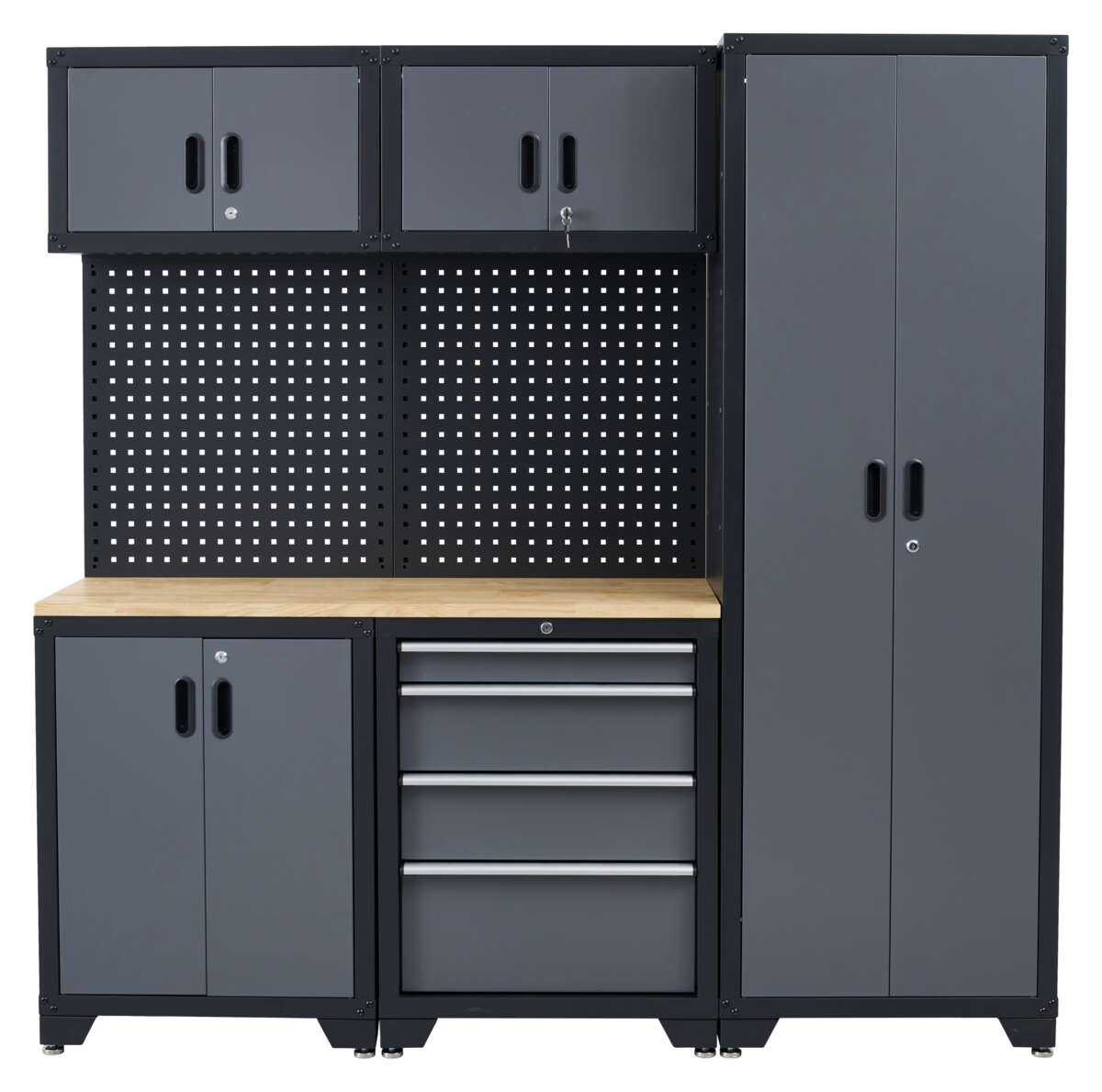 Probuilder arbeidsbenk med skap