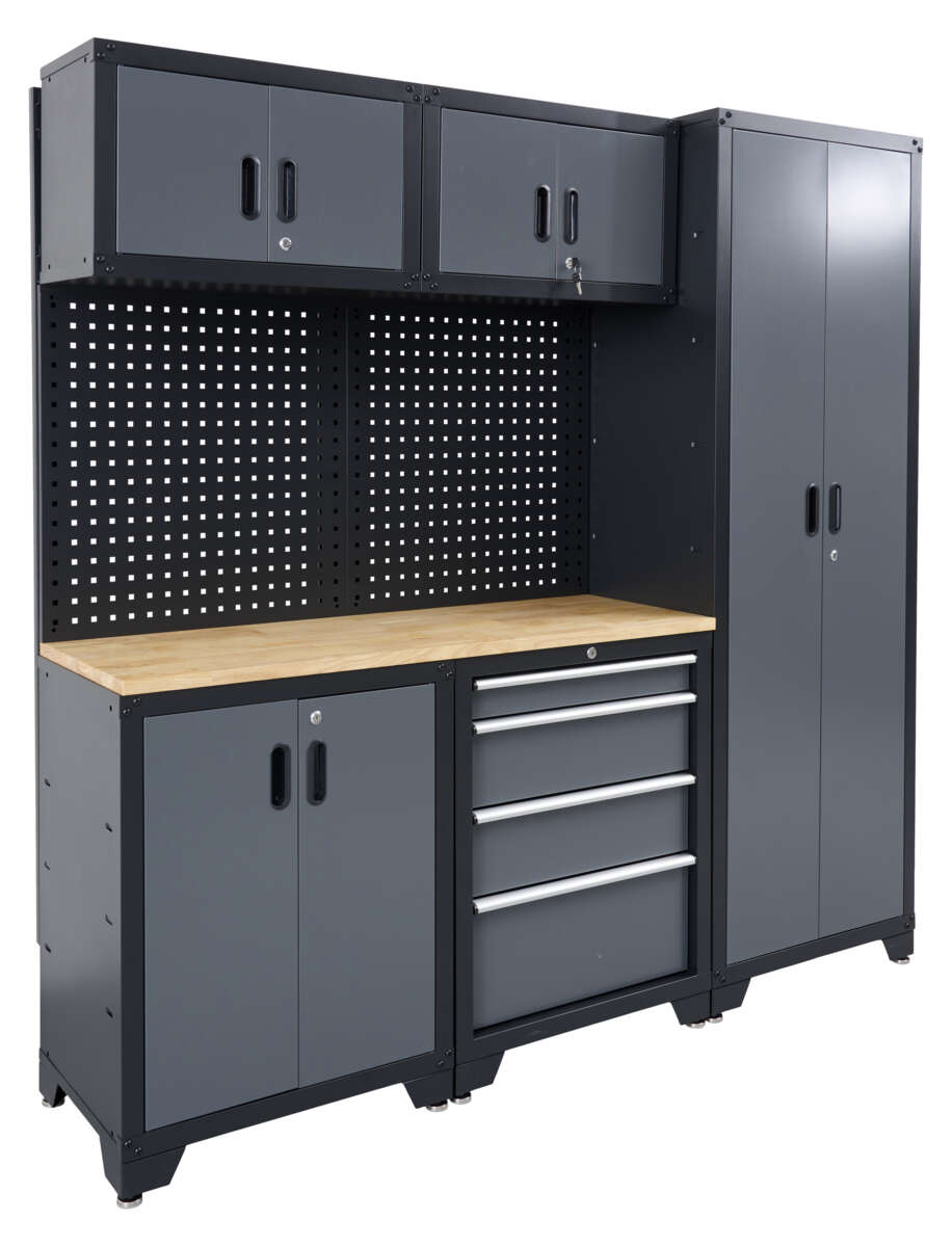 Probuilder arbeidsbenk med skap