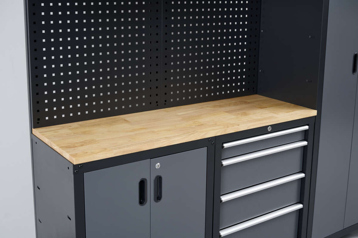 Probuilder arbeidsbenk med skap