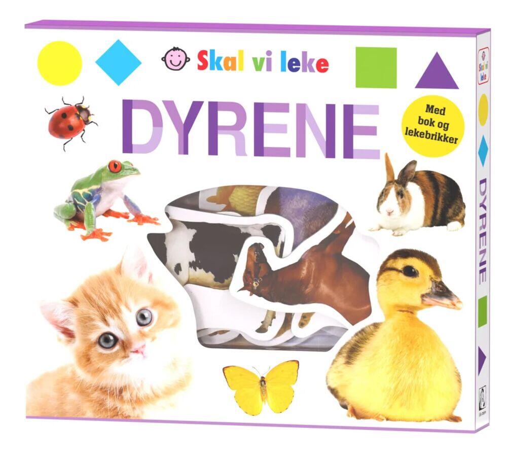 Bok- og lekesett: Dyrene