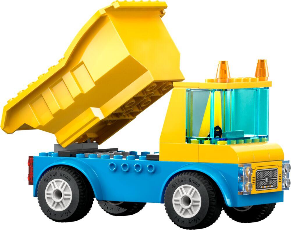 LEGO® City Anleggsmaskiner og kran med rivningskule 60391