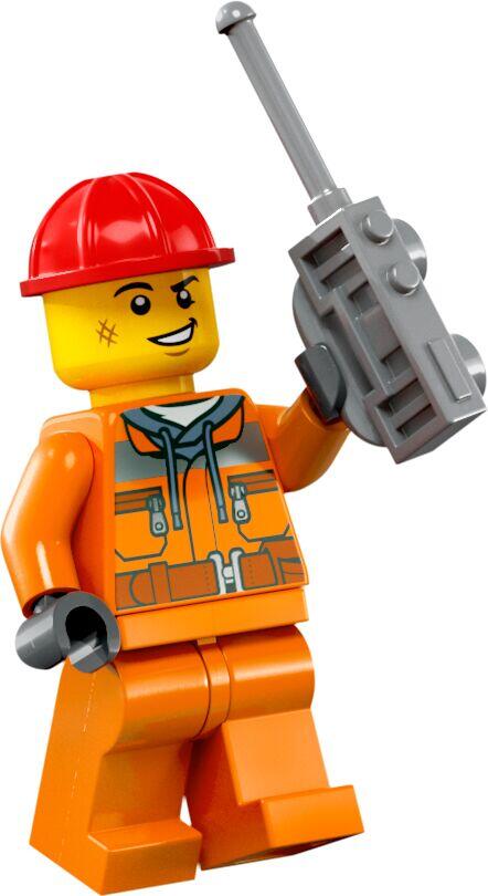 LEGO® City Anleggsmaskiner og kran med rivningskule 60391