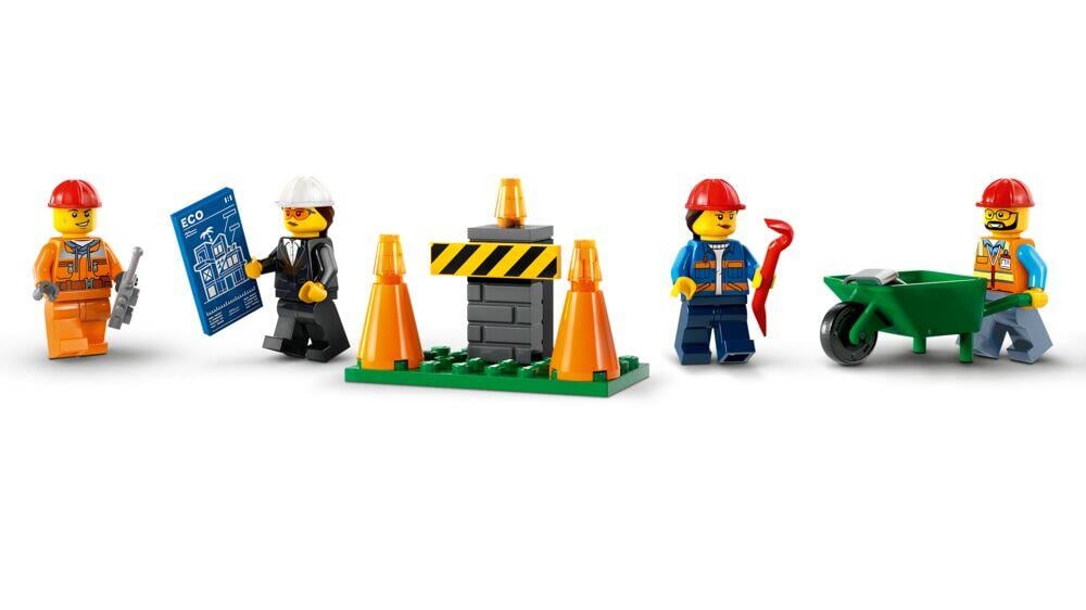 LEGO® City Anleggsmaskiner og kran med rivningskule 60391