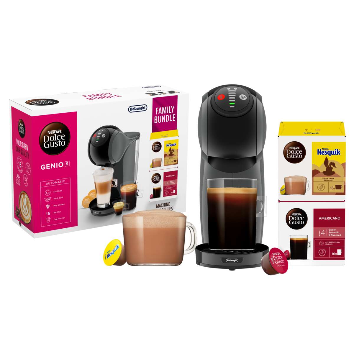 NESCAFÉ® Dolce Gusto® Genio S kapselmaskin pakke