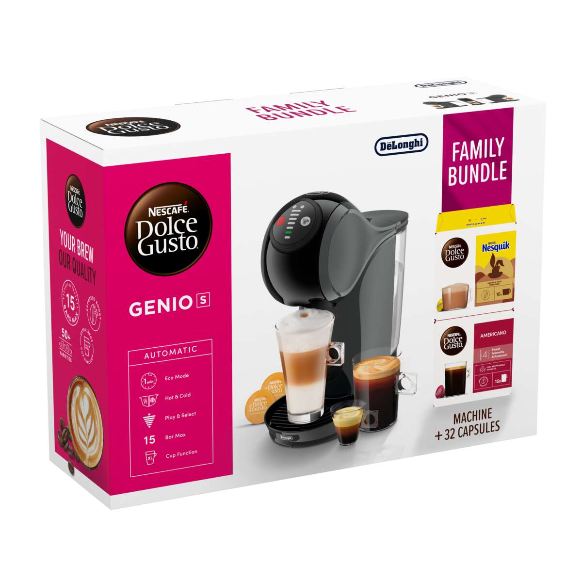 NESCAFÉ® Dolce Gusto® Genio S kapselmaskin pakke