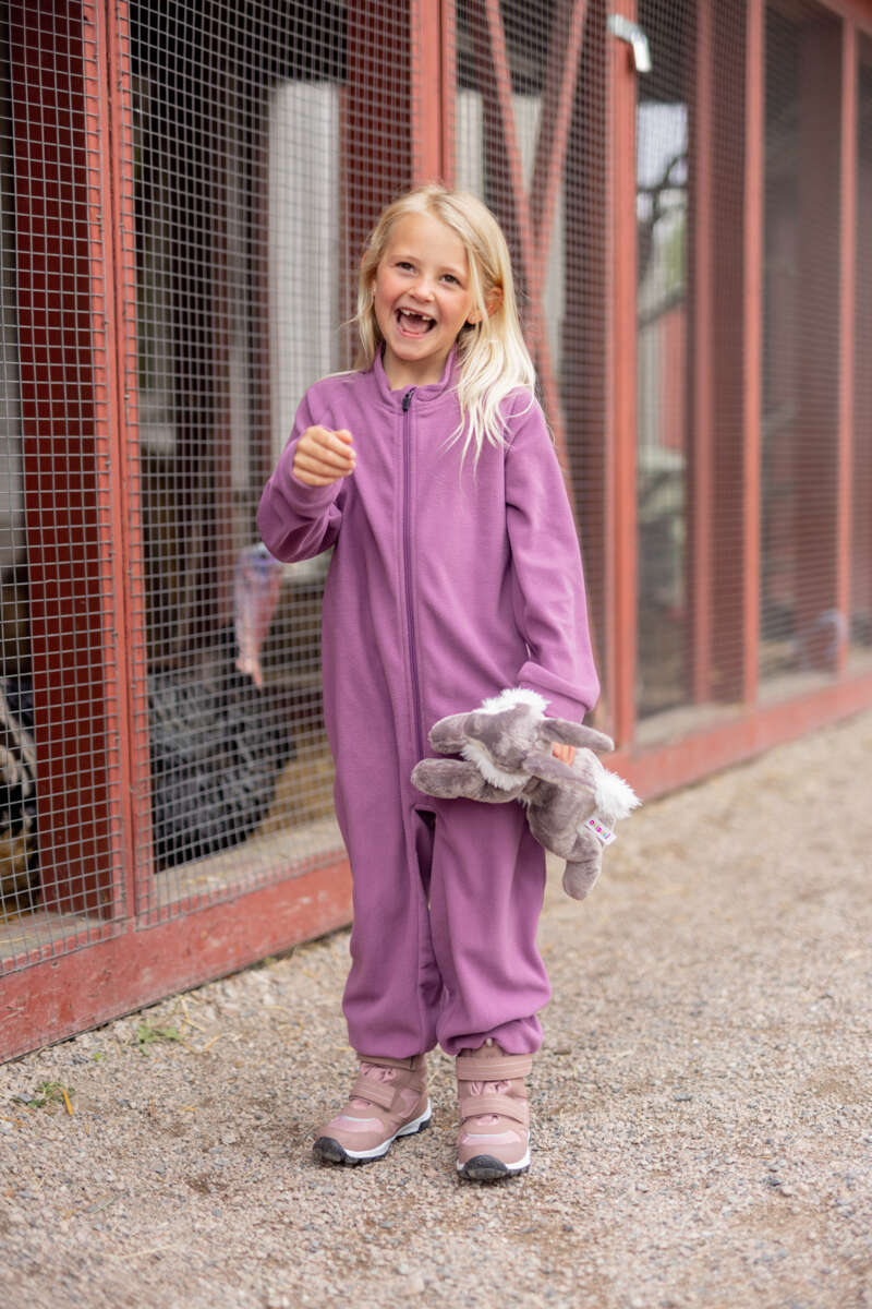 Okidoki Hoppe fleecedress barn