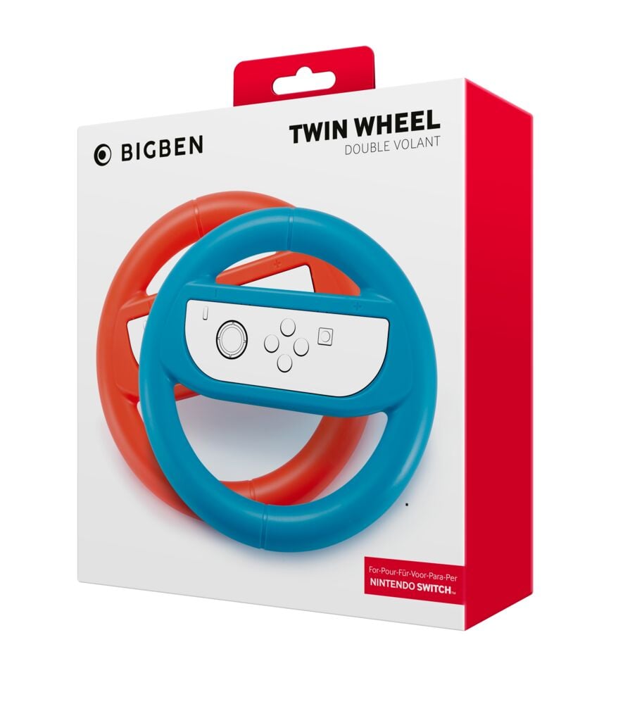 Big Ben Twin Wheel ratt for Joy-Con™-kontrollere 2-pk