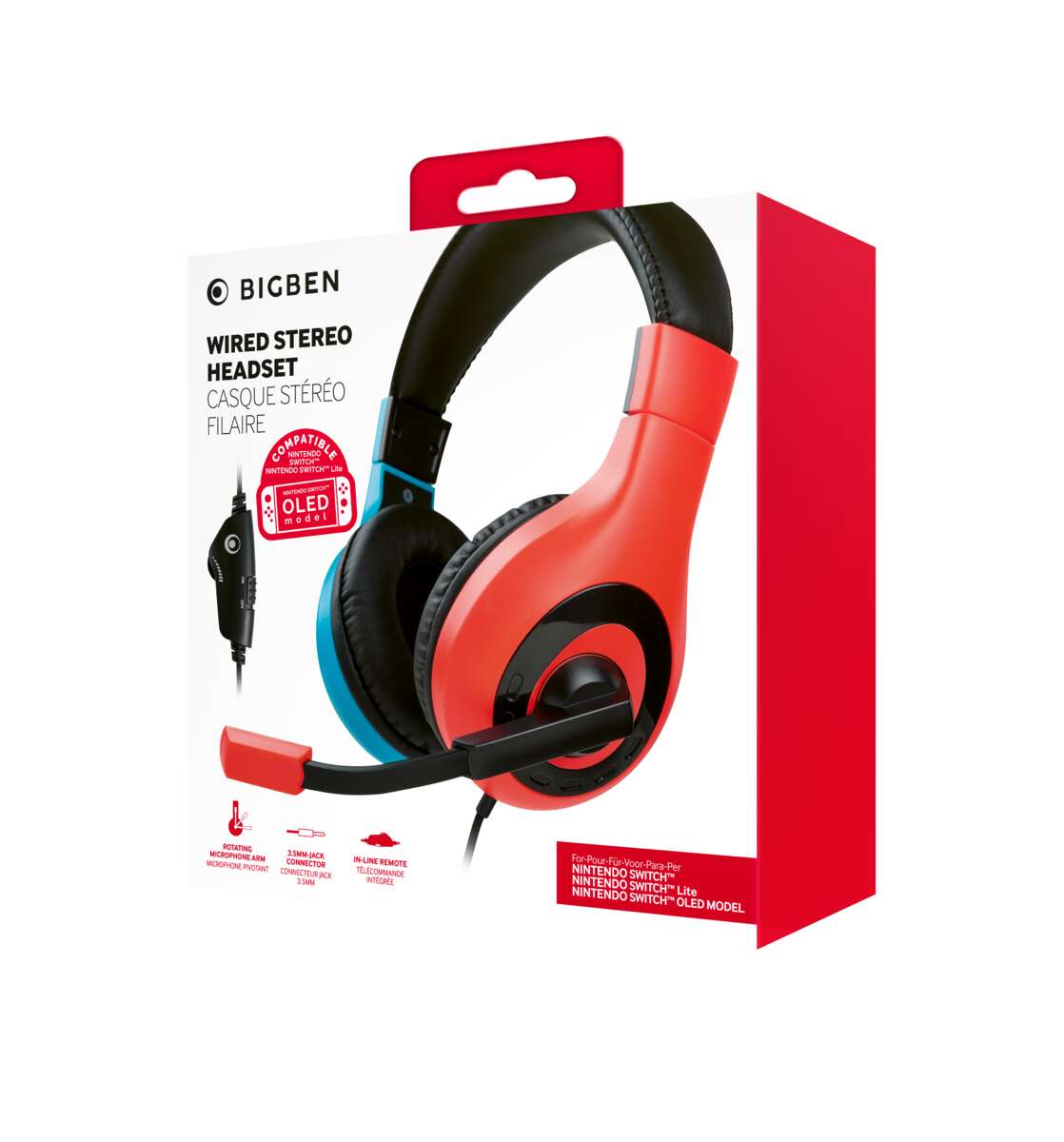 Big Ben Wired Stereo V1 gaming headset for Nintendo Switch™