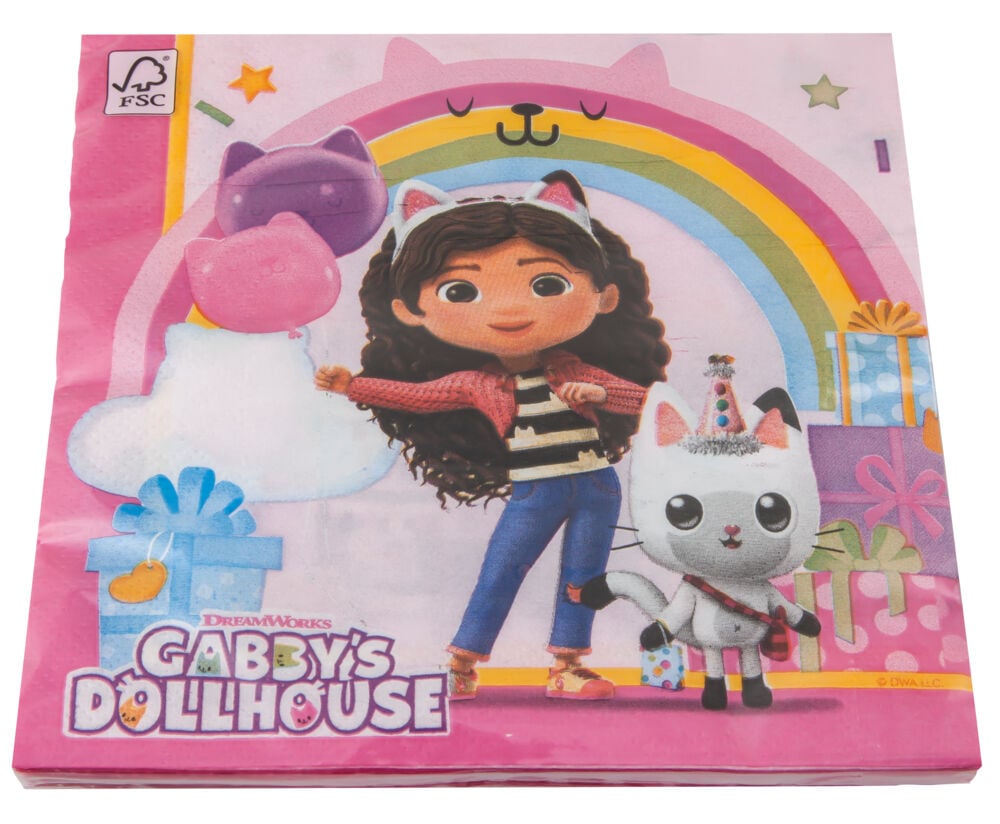 Servietter Gabby`s dollhouse 20pk