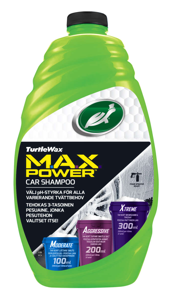 Turtle Wax Max Power bilshampo