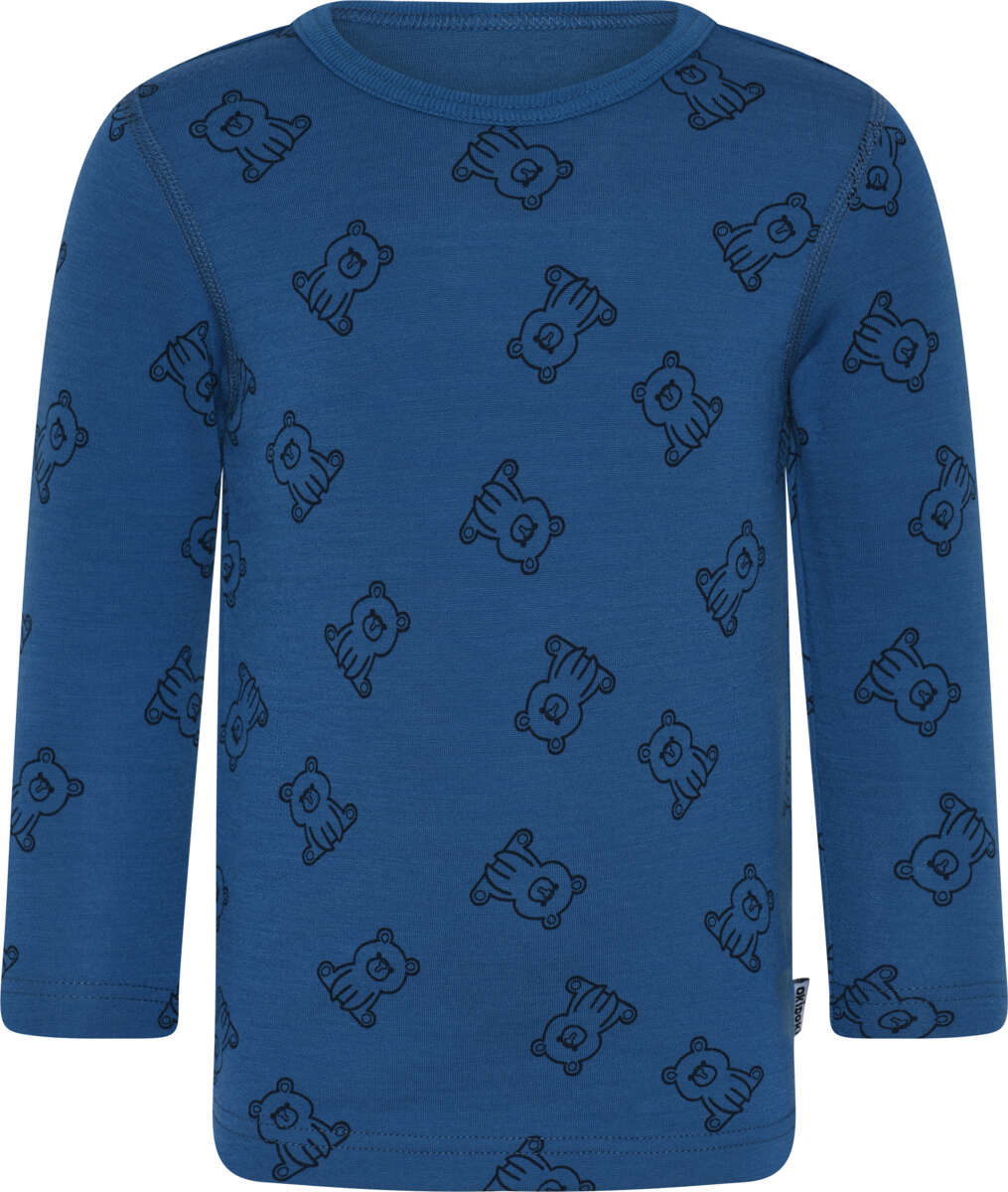 Okidoki merinoull/bambus trøye baby