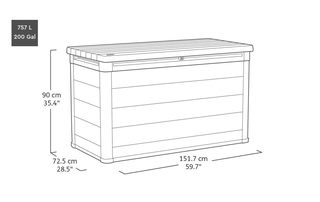 Keter Cortina putekasse