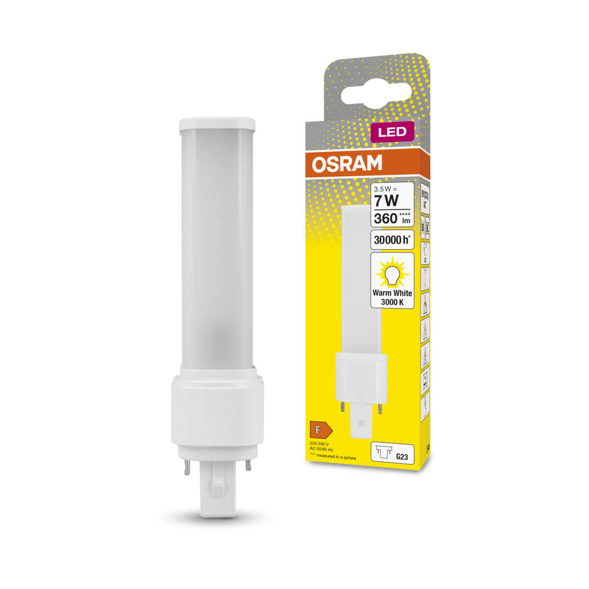 OSRAM DULUX LED S7 EM & AC MAINS 3.5W 830 G23