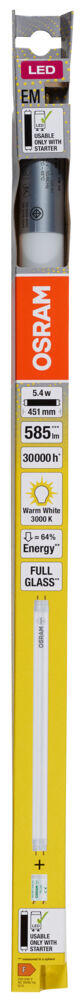 Osram LED TUBE T8 15 EM 438 mm 5.4W 830