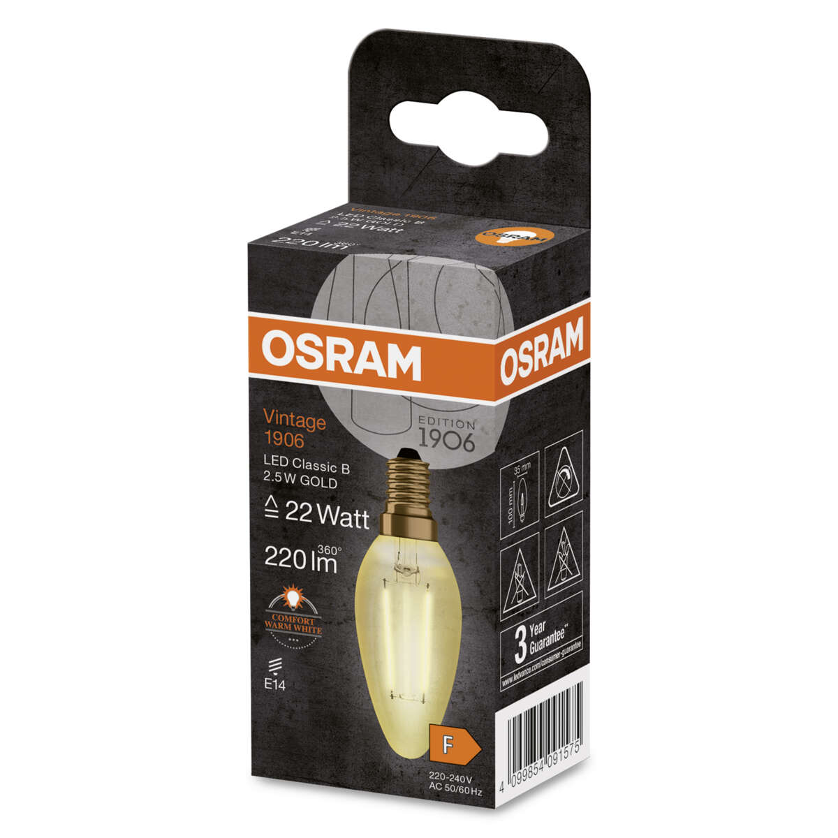Osram Vintage 1906® LED classic pære