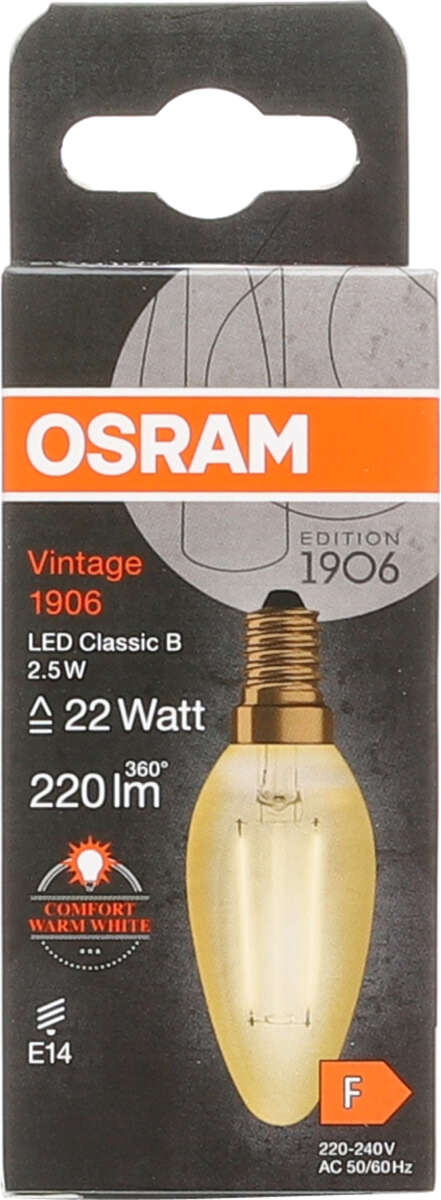 Osram Vintage 1906® LED classic pære