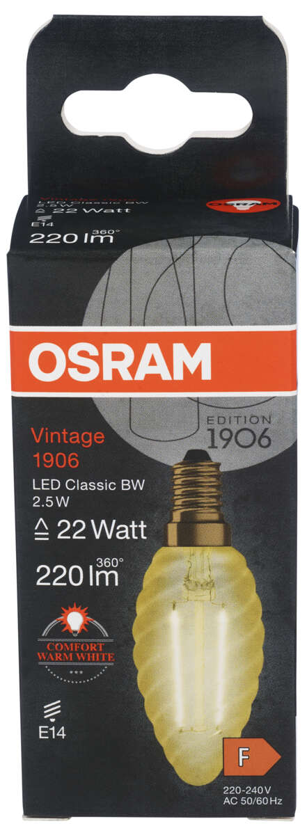 Osram Vintage 1906® LED classic pære