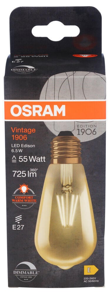 Osram Vintage 1906® LED classic pære