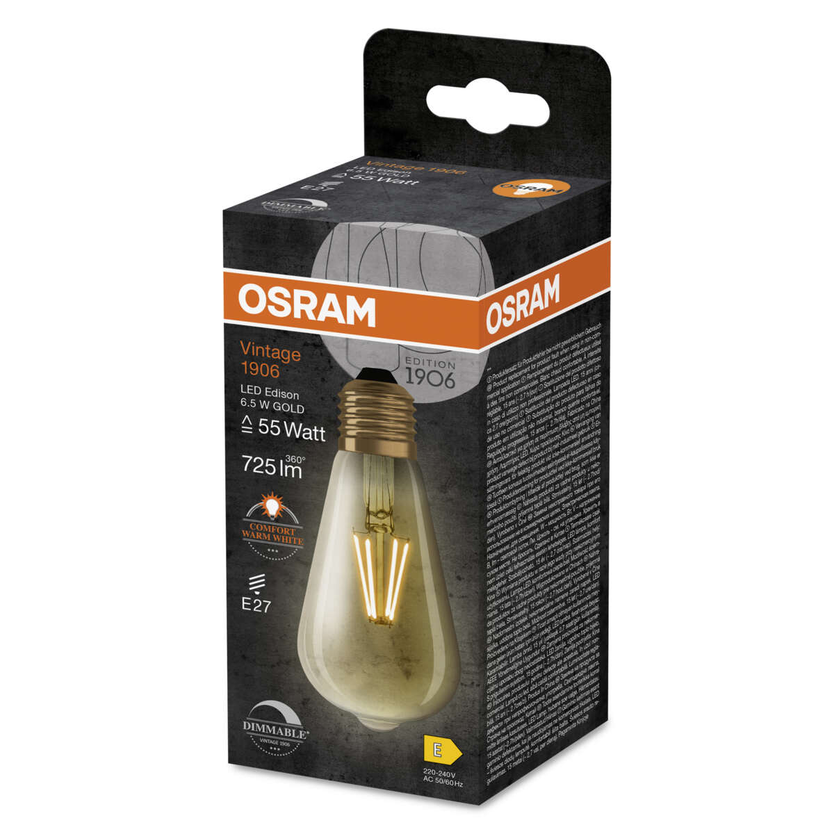 Osram Vintage 1906® LED classic pære