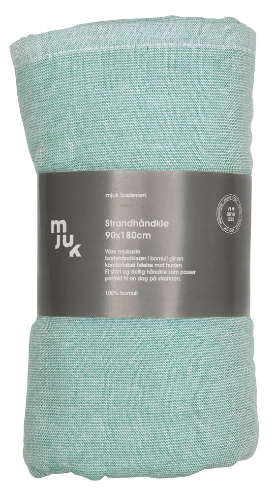 Mjuk strandhåndkle