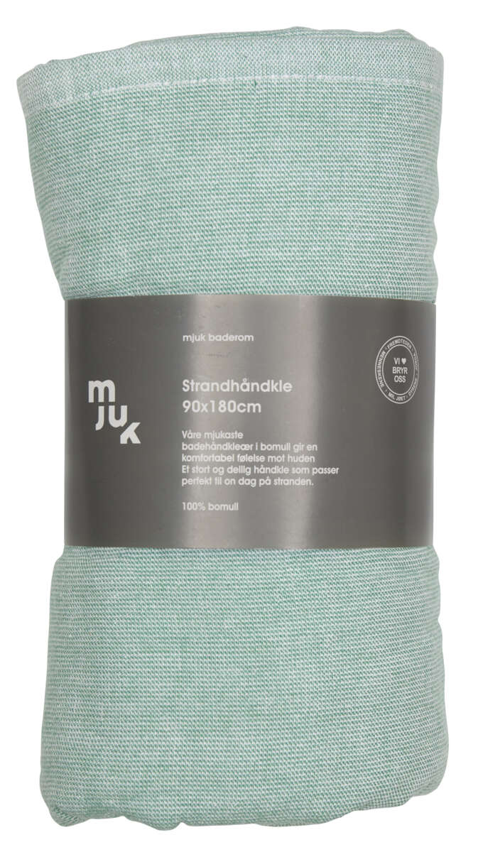 Mjuk strandhåndkle
